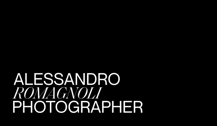 Alessandro Romagnoli portfolio website 1