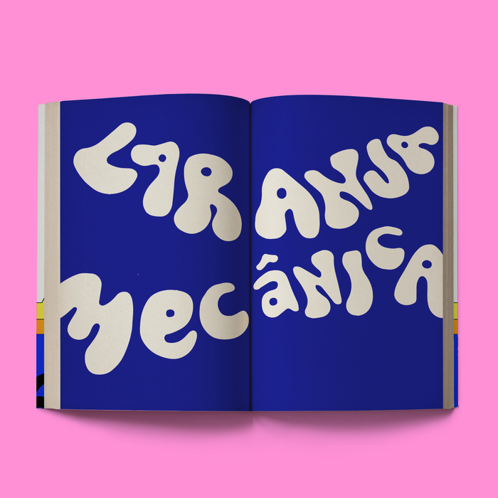 Hand-made lettering.