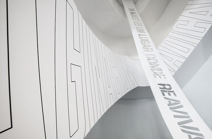 Centro de Arte Dos de Mayo (CA2M) museum signage 3