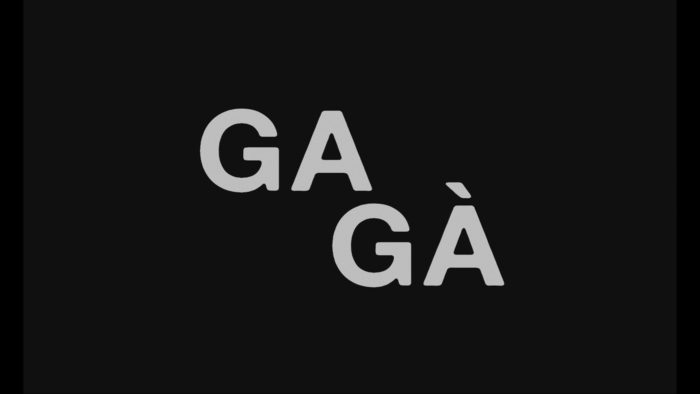 Gagà short film - Fonts In Use