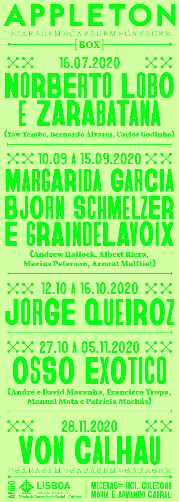 Appleton/Garagem event poster