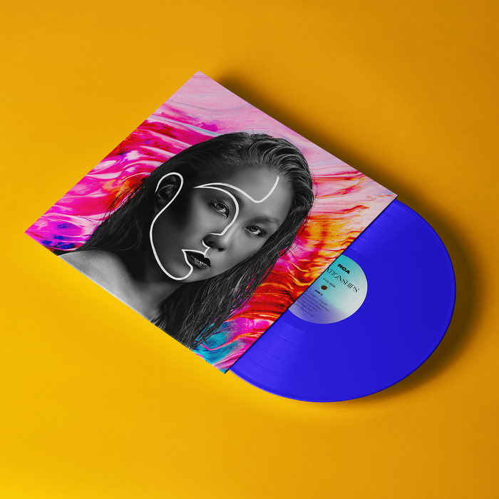 180gm transparent blue vinyl, limited editon of 50.