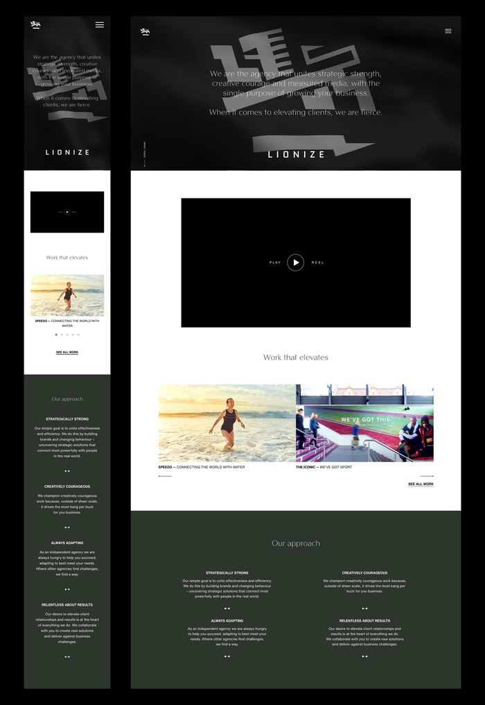 Agency homepage