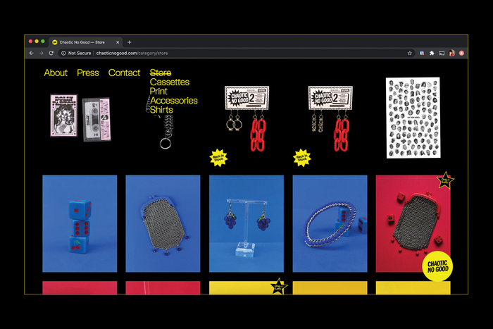 Chaotic No Good website 4