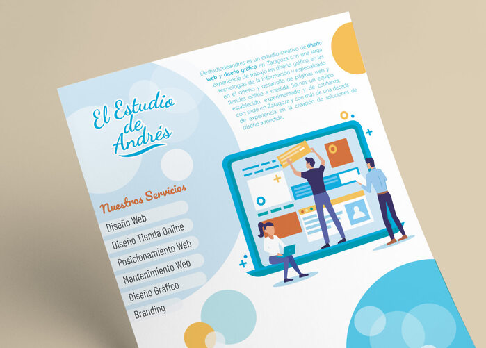 El Estudio de Andrés promotional flyer 1