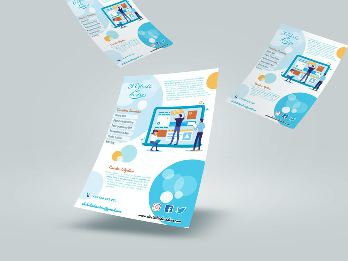 El Estudio de Andrés promotional flyer 3