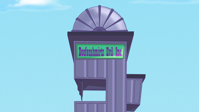 Doofenshmirtz Evil Inc. in Phineas and Ferb 1