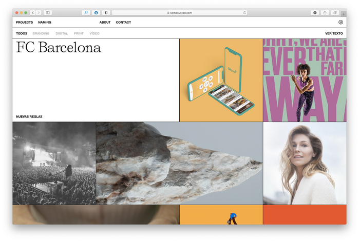 Somos Usted portfolio website 2