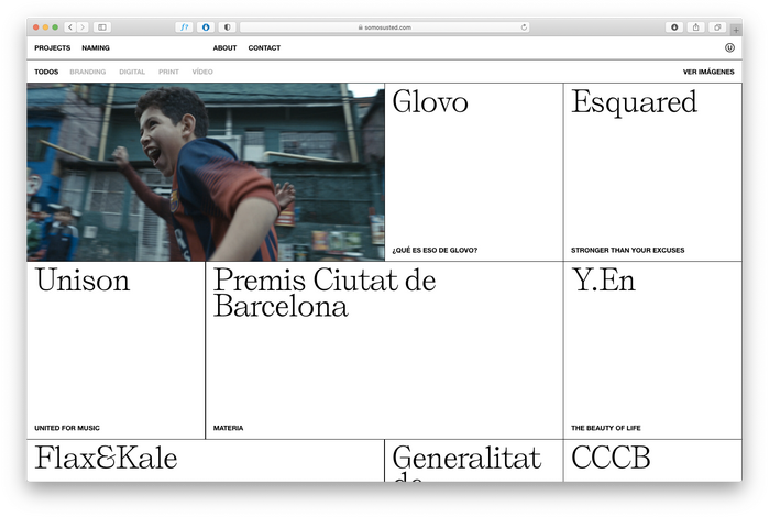 Somos Usted portfolio website 3