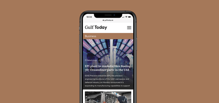Gulf Today newspaper redesign 5