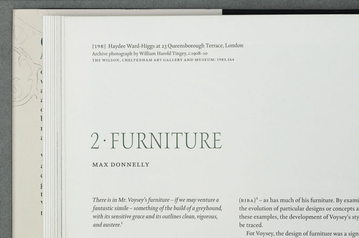 The full scope of Kingfisher’s number sets are utilised – lining figures, oldstyle figures, small capital figures, and superiors.