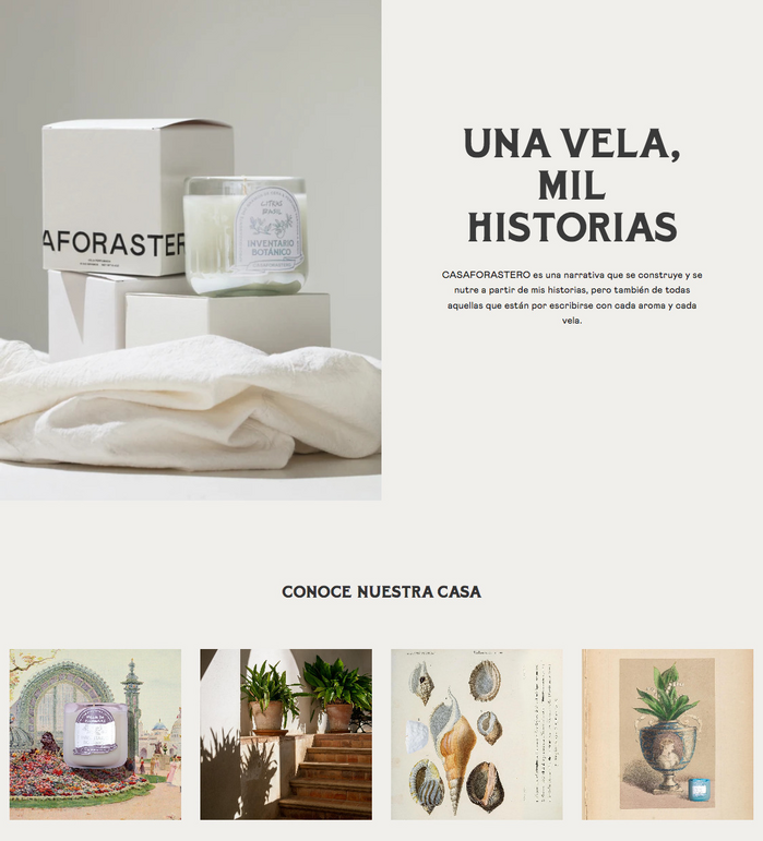 Website detail.