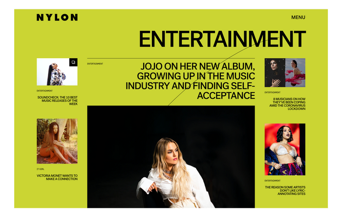Nylon magazine website 4