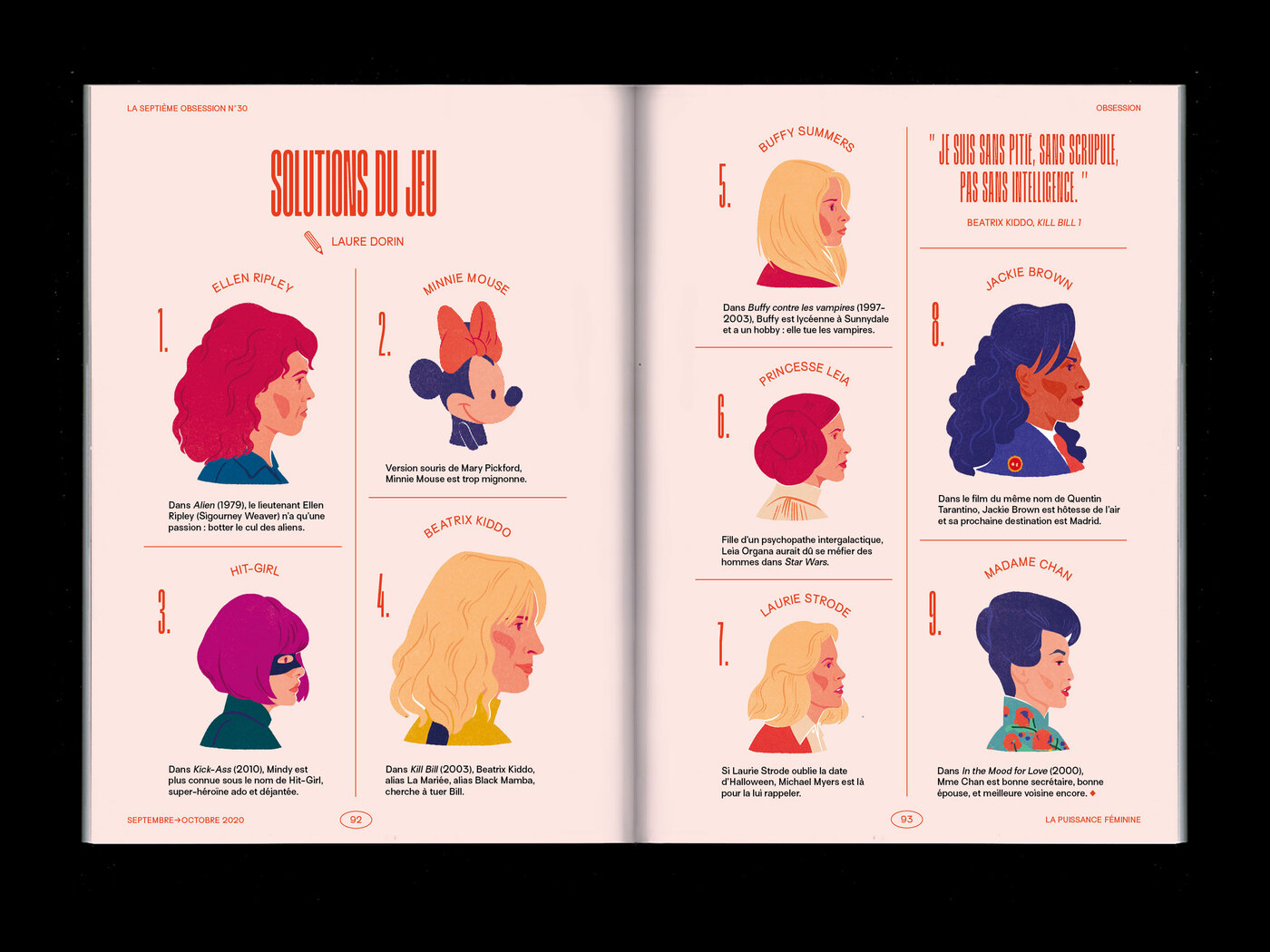La Septième Obsession, issue 30, “Girl power”