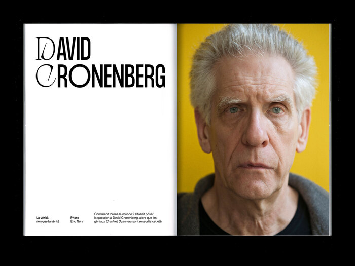 Interview with Canadian filmmaker David Cronenberg. Featuring Formula Condensed &amp; Apoc.