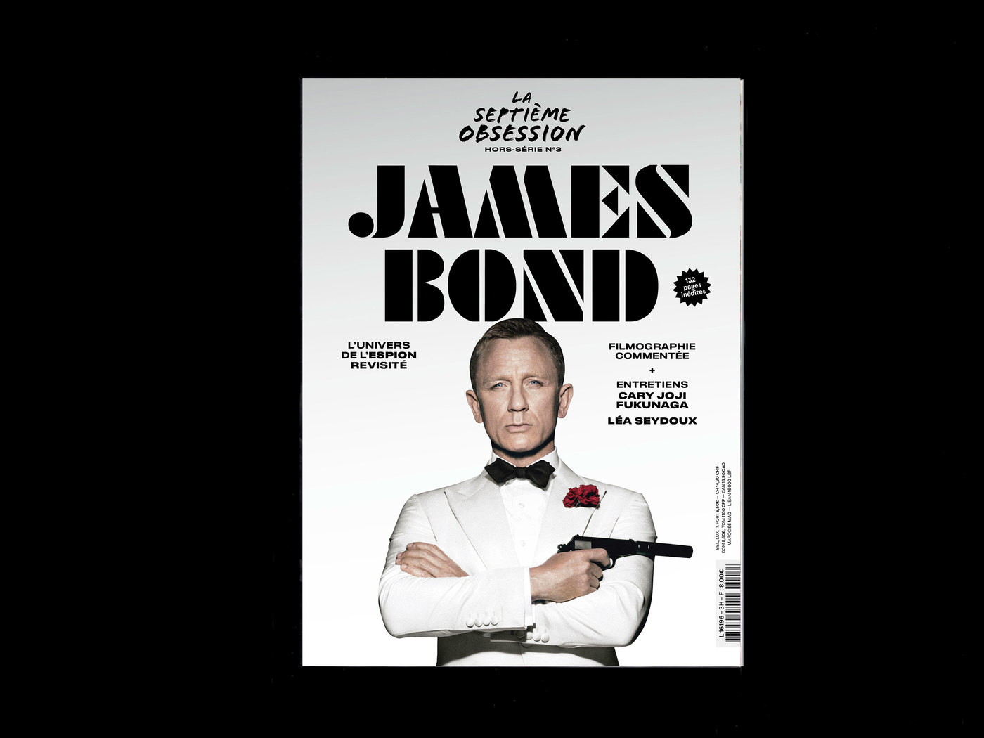 La Septième Obsession, “James Bond” issue - Fonts In Use