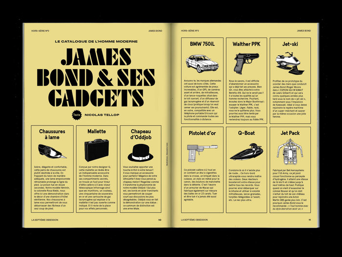 La Septième Obsession, “James Bond” issue 2