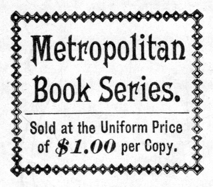 Metropolitan Series advertisements 1