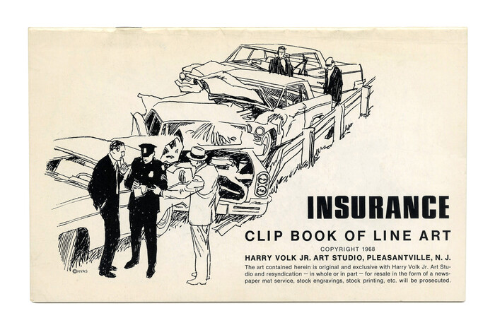 “Insurance” (No. 495) ft. . The small text on this cover is set in .