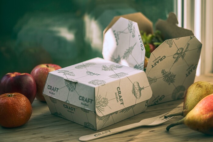 Takeaway packaging detail