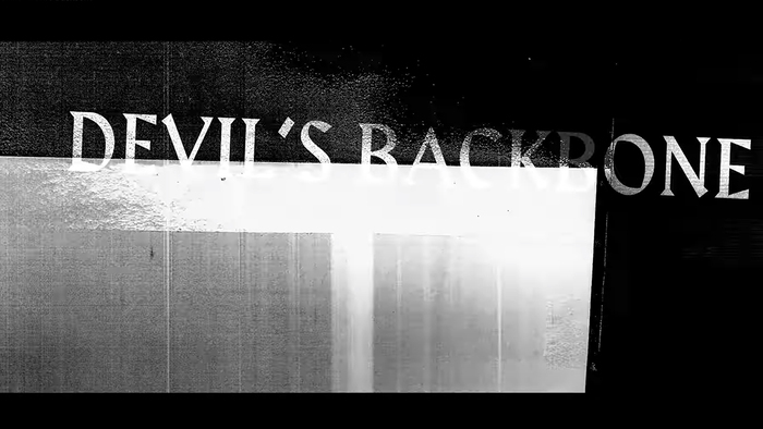 Still from “Devils Backbone” video.