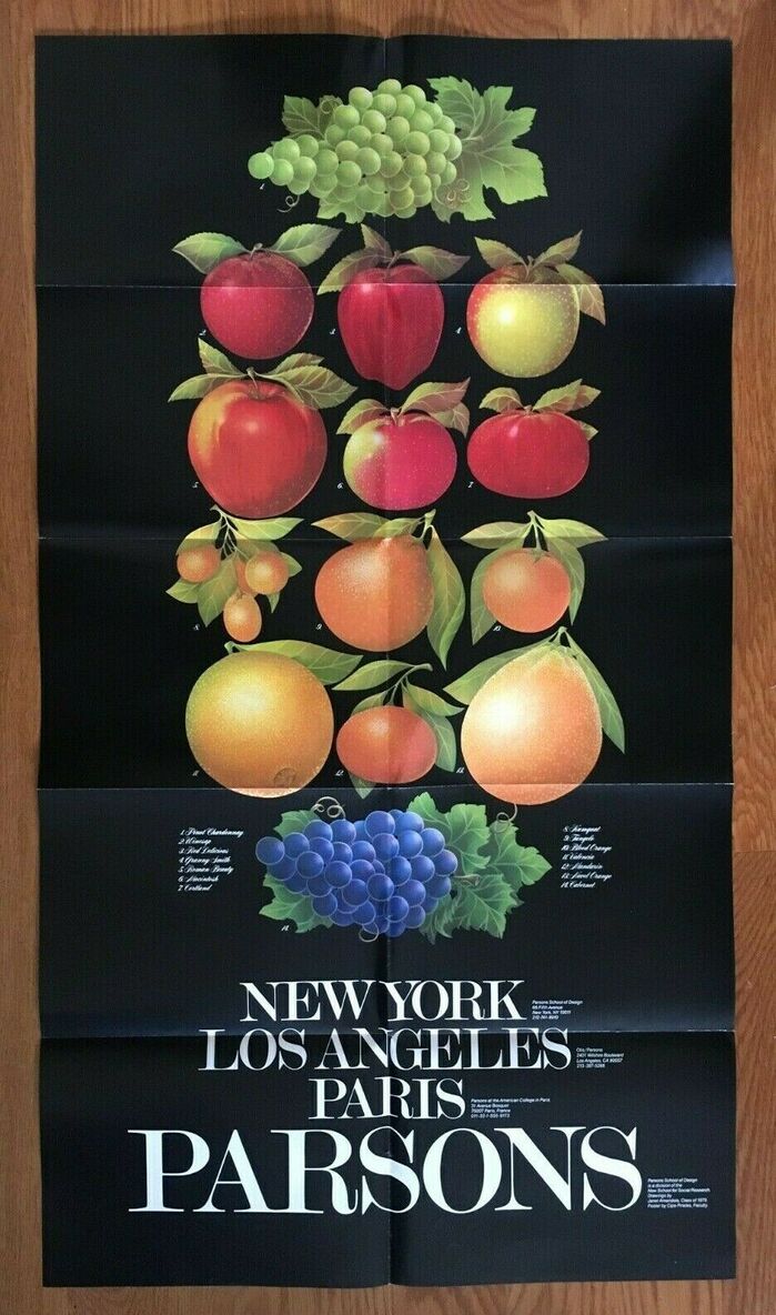 Parsons School of Design catalogs and poster, 1982–84 4