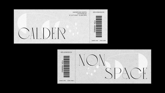 General admission tickets, front and back.