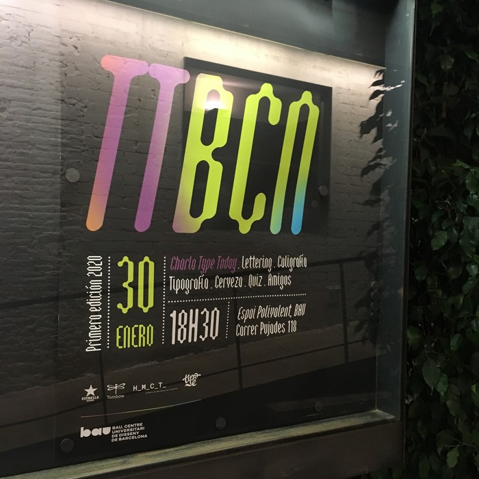 TypeThursday BCN, January 2020 2