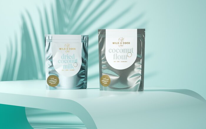 Wild &amp; Coco packaging and visual identity 5