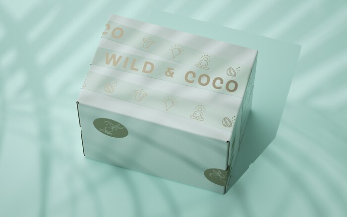 Wild &amp; Coco packaging and visual identity 2