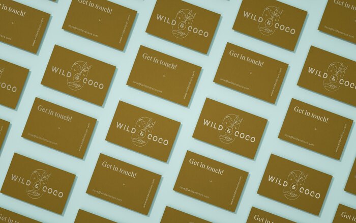 Wild &amp; Coco packaging and visual identity 6