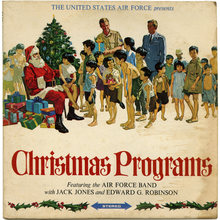 <cite>The United States Air Force presents Christmas Programs</cite> album art