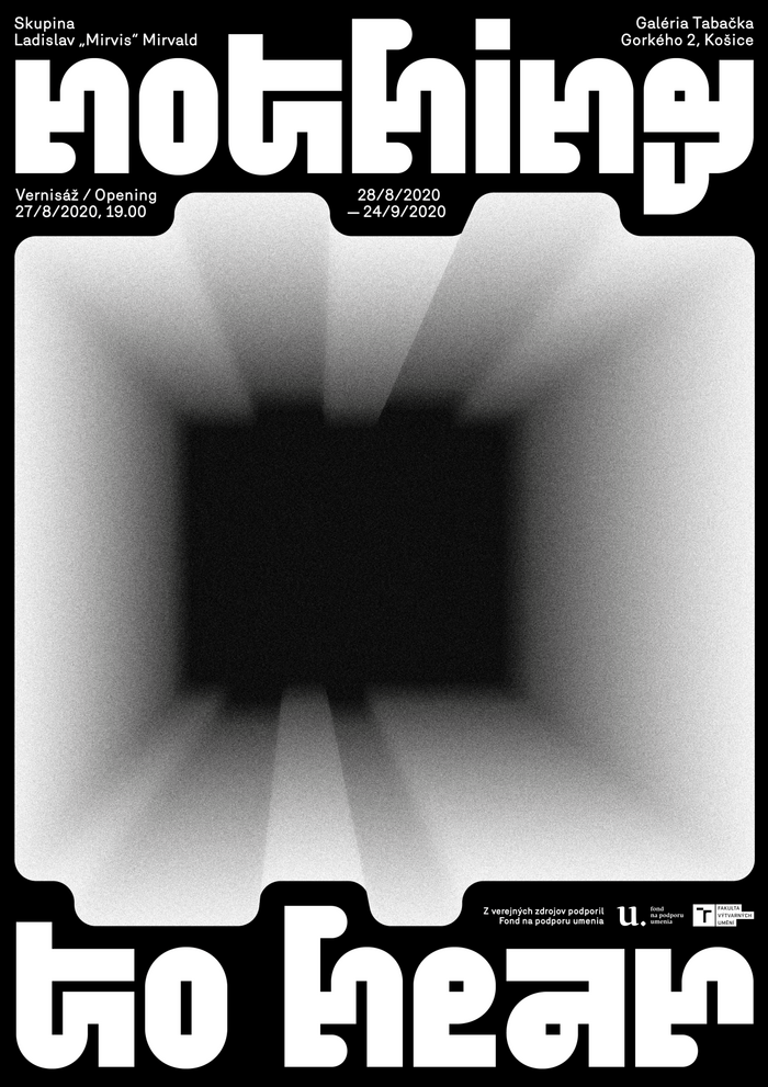 Nothing to hear booklet and exhibition poster 10