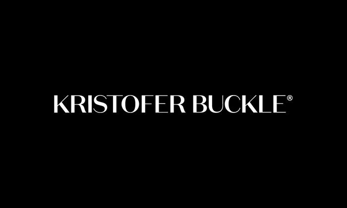 The Kristofer Buckle logo is based on caps from  Medium.
