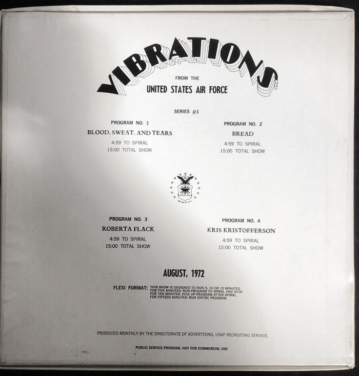 Vibrations from the United States Air Force album art 2