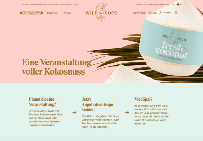 Wild &amp; Coco packaging and visual identity 11
