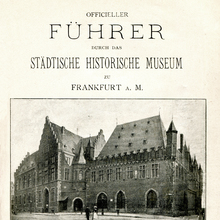 <cite>Führer durch das Städtische Historische Museum zu Frankfurt a. M.</cite> title page
