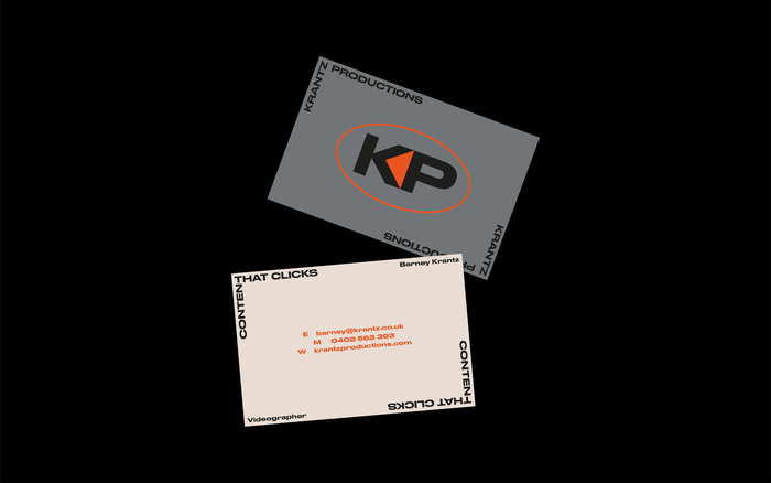 Krantz Productions visual identity and website 3