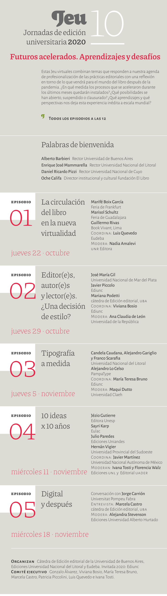 Jornadas de Edición Universitaria 10 2