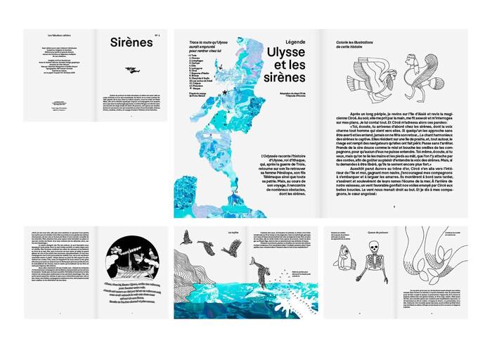 Les fabuleux cahiers Nº1, “Sirènes” 3
