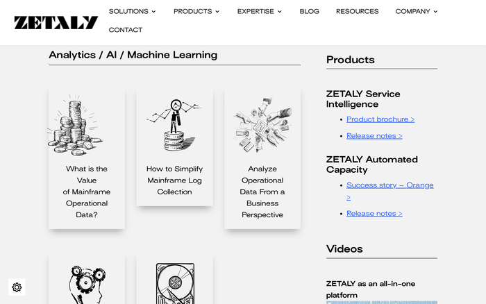 Zetaly website 5