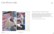 Cam Rivero-Lake portfolio website
