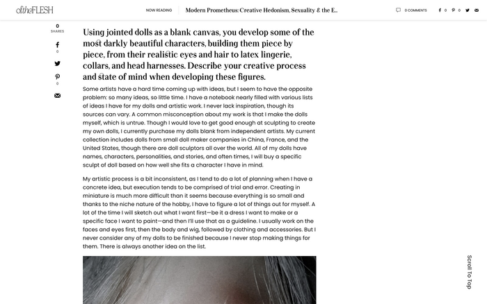 Of the Flesh website 4