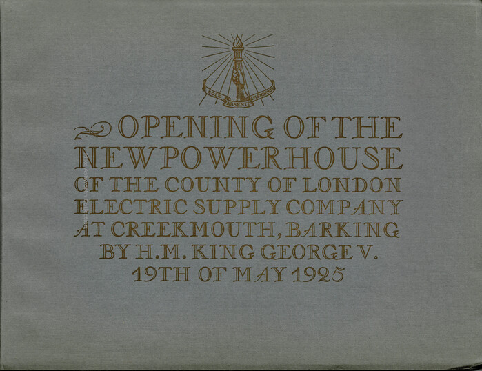 The open caps used on the cover are from , issued by Deberny &amp; Peignot in 1924 to complement Naudin. The typeface was also sold in the U.S. under the name Sylvan.