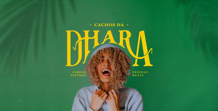 Cachos da Dhara visual identity 5