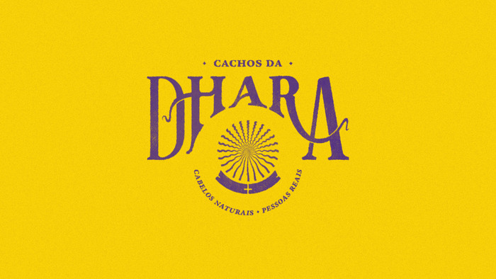 Cachos da Dhara visual identity 1