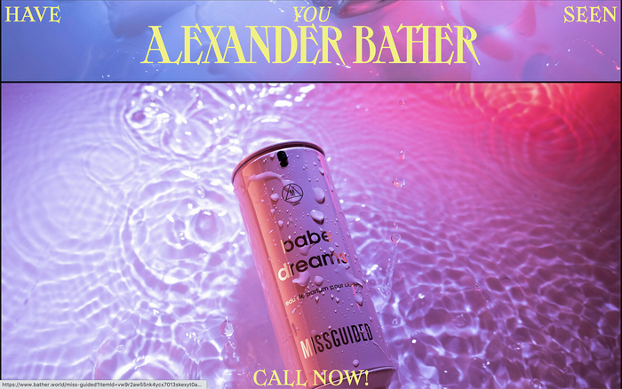 Alexander Bather portfolio website 4