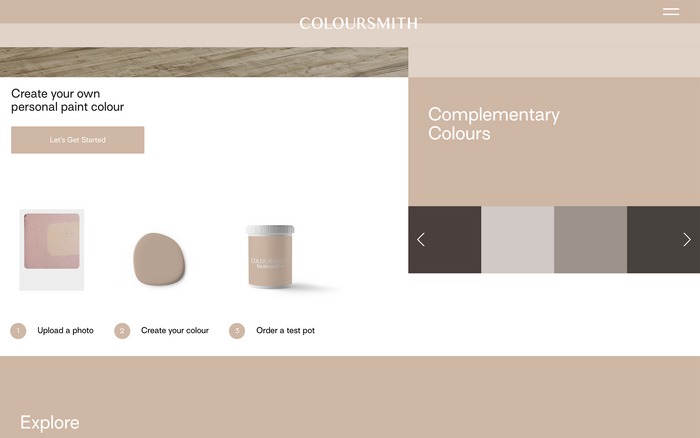 Coloursmith website 5