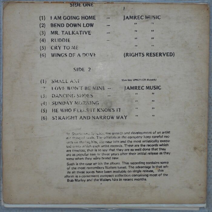 Bob Marley &amp; The Wailers ‎– The Best Of Bob Marley &amp; The Wailers 3