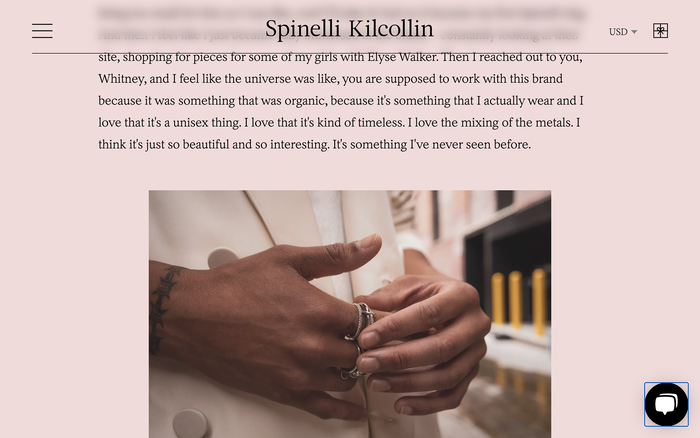 Spinelli Kilcollin website 4
